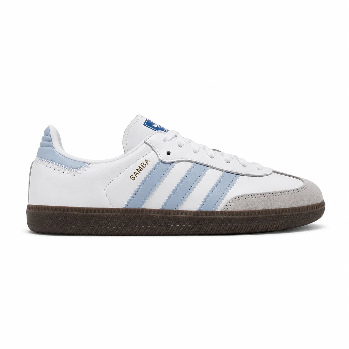 Adidas Samba (Blanco / Baby Blue)
