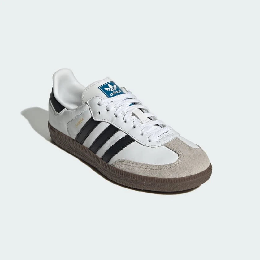 Adidas Samba (Blanco / líneas negras)