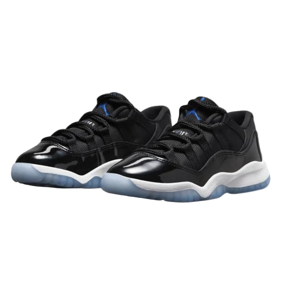 Jordan 11 Low (negro/azul)