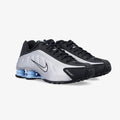 Nike Shox R4 Plateado (Negro Azul)