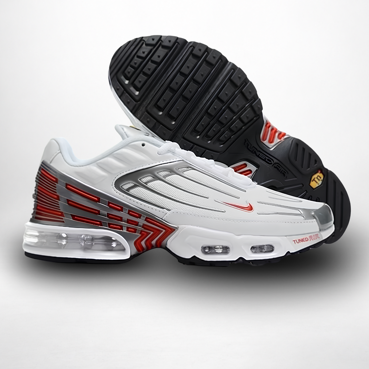 TN AIR MAX PLUS (blanco y rojo)