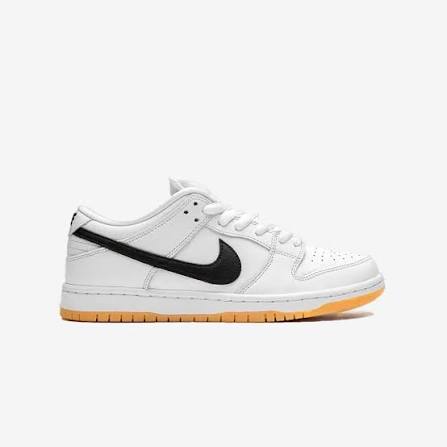Nike Dunk Low (blancas, negras, amarilla/gum)